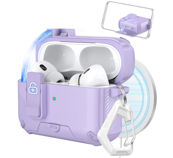 🔥Airpods Earphone Case With Magsafe🎧 - Automatic Pop-Up Cover