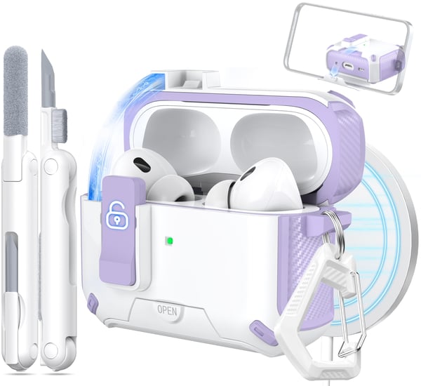 🔥Airpods Earphone Case With Magsafe🎧 - Automatic Pop-Up Cover