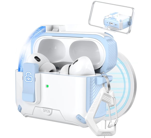 🔥Airpods Earphone Case With Magsafe🎧 - Automatic Pop-Up Cover