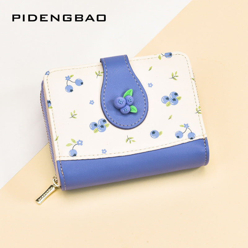 Small Cute Wallet Zipper Coin Pocket Wallet