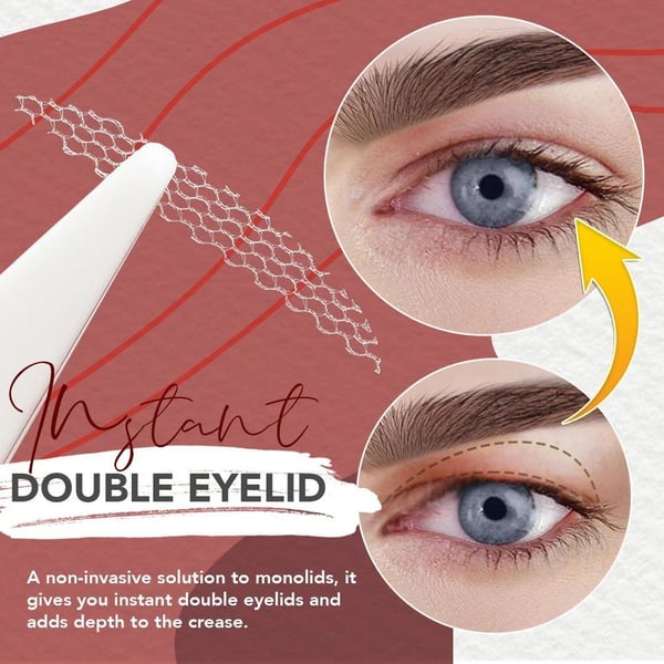 ❤GLUE-FREE INVISIBLE DOUBLE EYELID STICKER