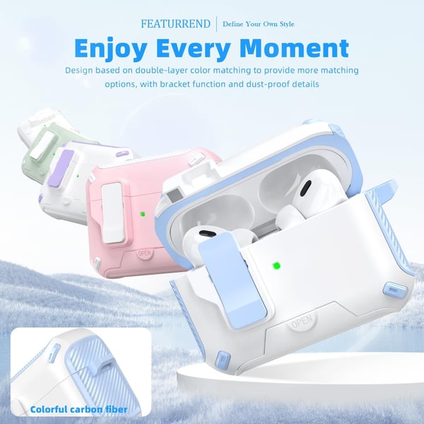 🔥Airpods Earphone Case With Magsafe🎧 - Automatic Pop-Up Cover