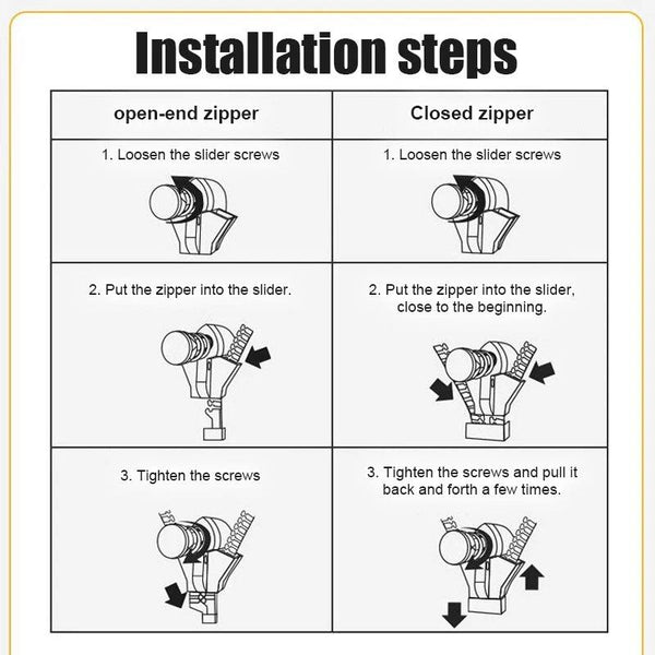 Removable Zipper Pull(10PCS)