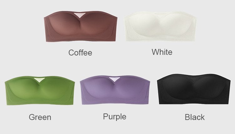 Women’s seamless non-slip strapless bra