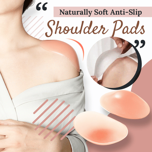 🔥🔥Naturally Silicone -Transparent Anti-slip Shoulder Pads (1 pair)