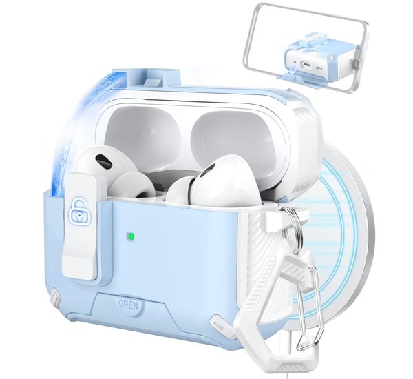 🔥Airpods Earphone Case With Magsafe🎧 - Automatic Pop-Up Cover