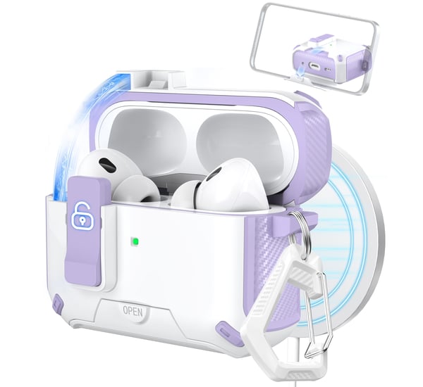 🔥Airpods Earphone Case With Magsafe🎧 - Automatic Pop-Up Cover
