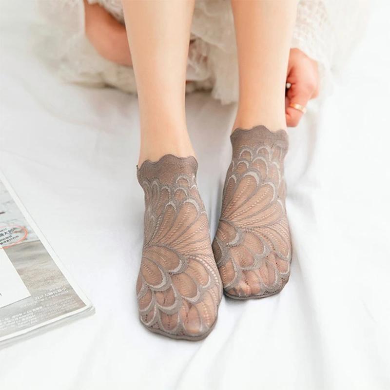 Amazing Crystal Peacock Socks(3 pairs)