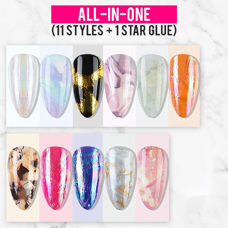 Marble Series Nail Foils