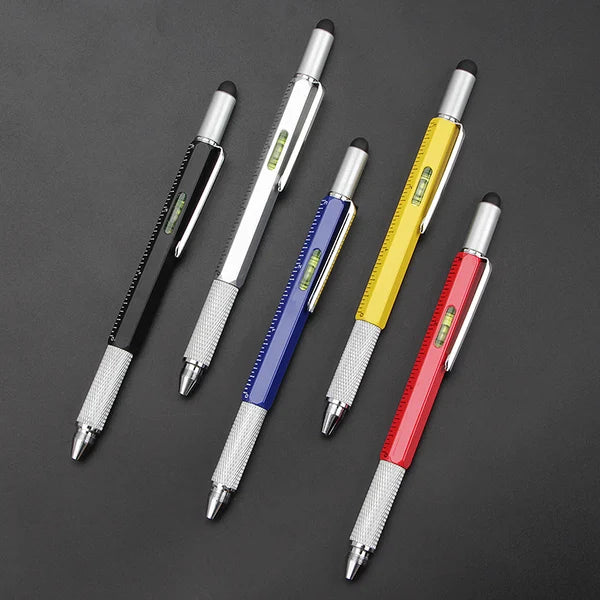 7 -in -1 Multifunctional pen can write and carry screw knife measurement tools