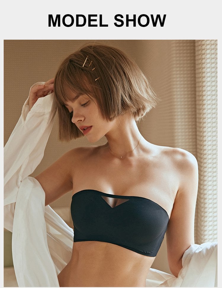 Women’s seamless non-slip strapless bra