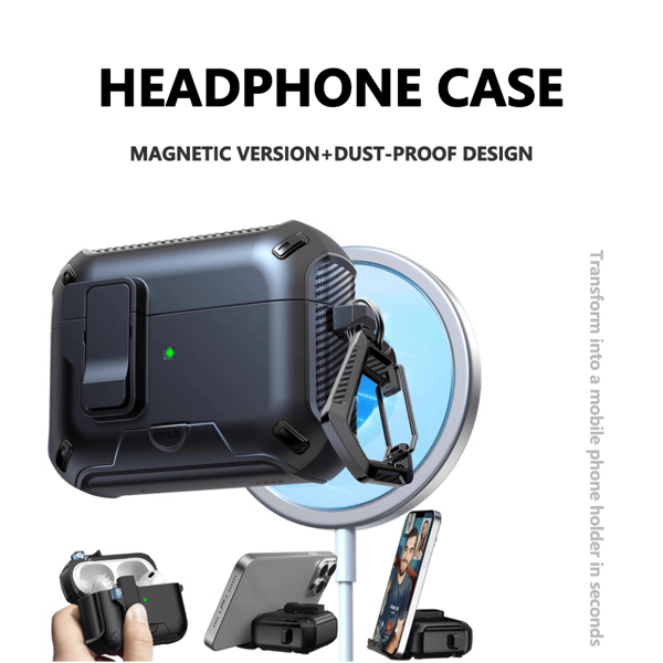 🔥Airpods Earphone Case With Magsafe🎧 - Automatic Pop-Up Cover