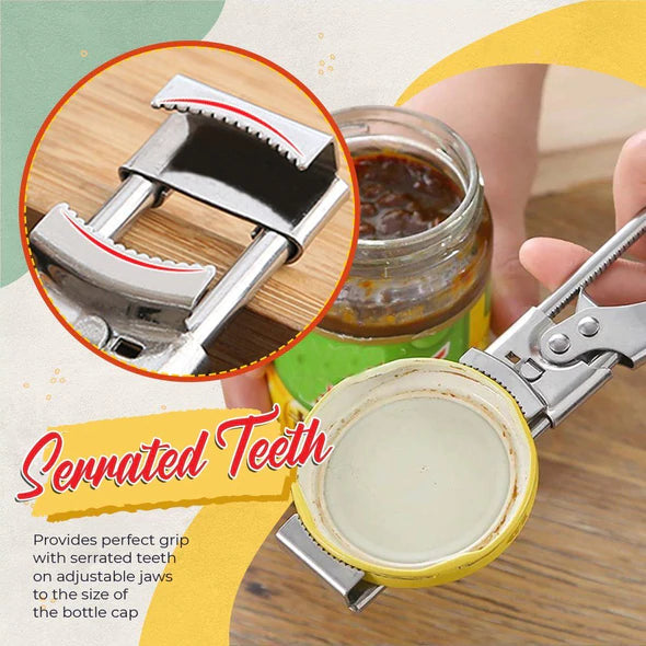 Easy Open Adjustable Jar Opener