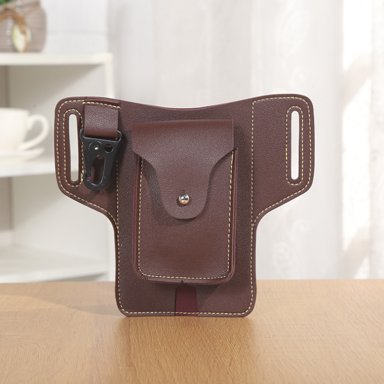 Multifunctional Leather Phone Belt Bag