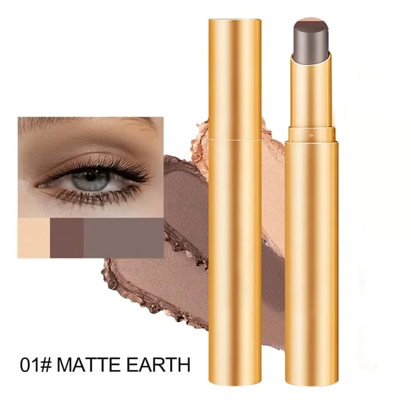 🌓Last Day 50% OFF✨3 Shade Cream Eyeshadow Stick | Smooth & Blendable