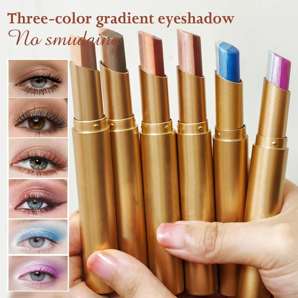 🌓Last Day 50% OFF✨3 Shade Cream Eyeshadow Stick | Smooth & Blendable