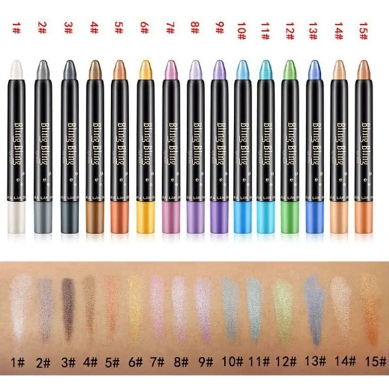 15 Color Highlighter Eyeshadow Pencil