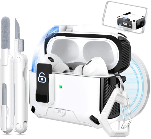 🔥Airpods Earphone Case With Magsafe🎧 - Automatic Pop-Up Cover