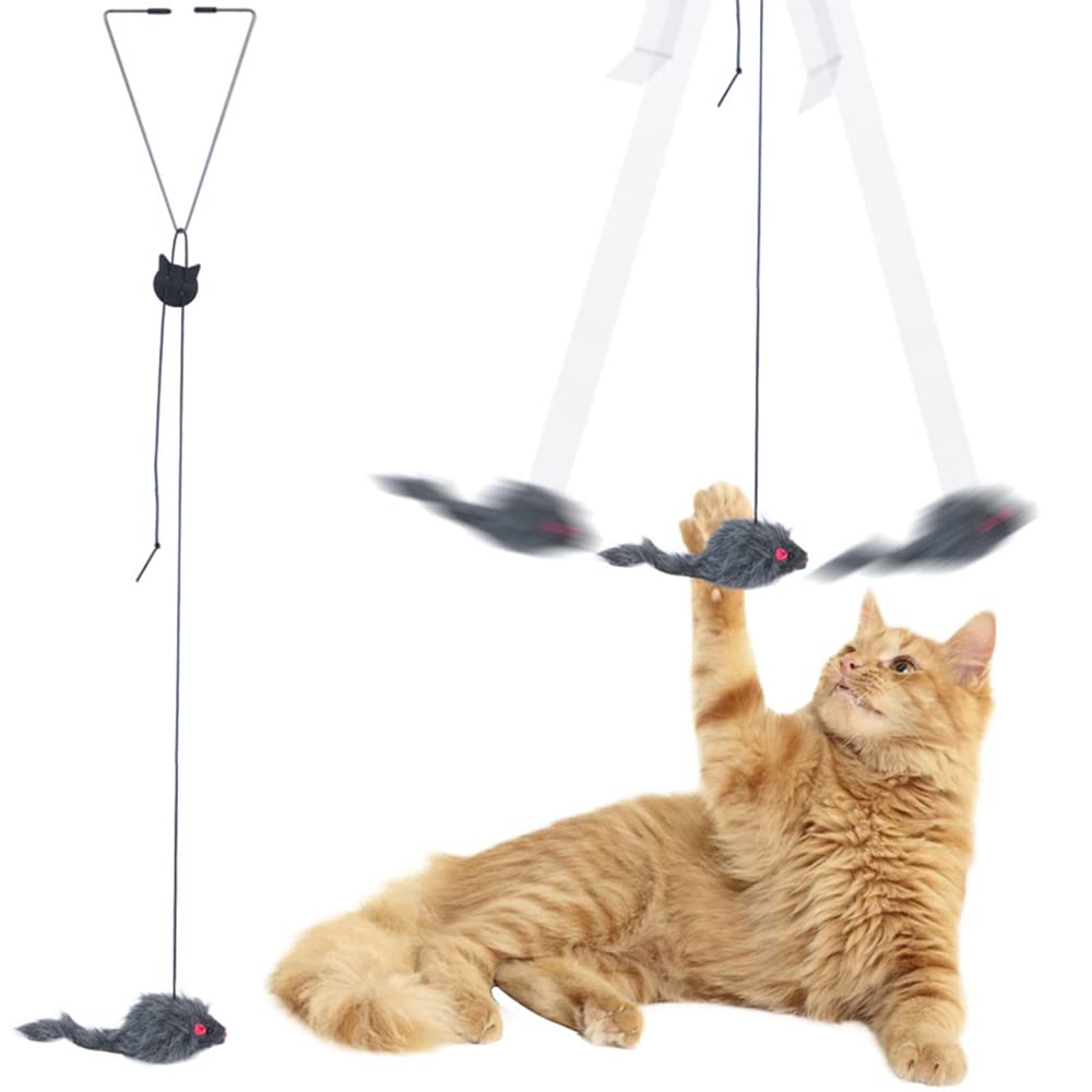 Hanging Door Bouncing Mouse Cat Toy