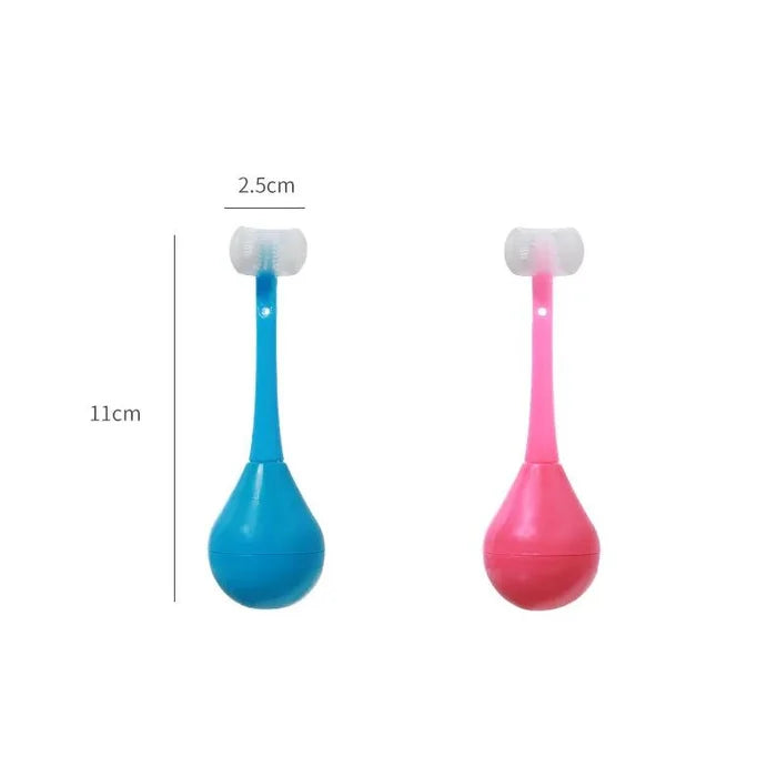 Tumbler Three-sided Children's Toothbrush