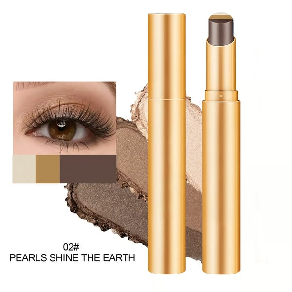 🌓Last Day 50% OFF✨3 Shade Cream Eyeshadow Stick | Smooth & Blendable
