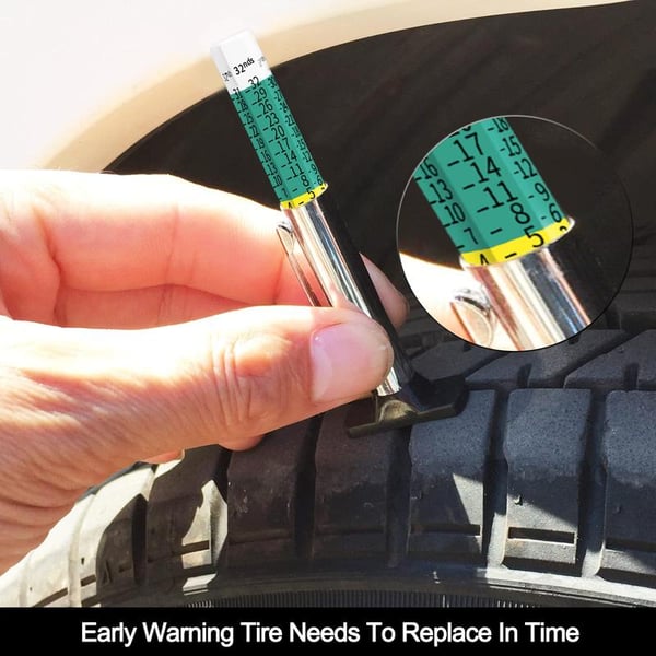 🚗(2-Pack) Universal Car Tire Tread Depth Gauge