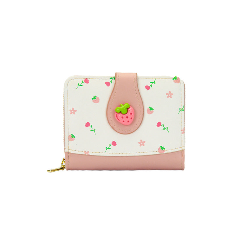 Small Cute Wallet Zipper Coin Pocket Wallet