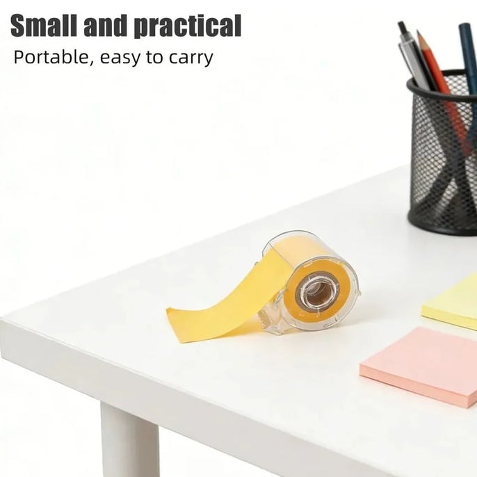 Portable Memo Pad High Stickiness Note Tape Tearable Multi-Function Note Roll