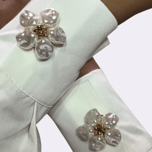 ✨Floral Brooch to Elevate Your Shirt（1 pair）