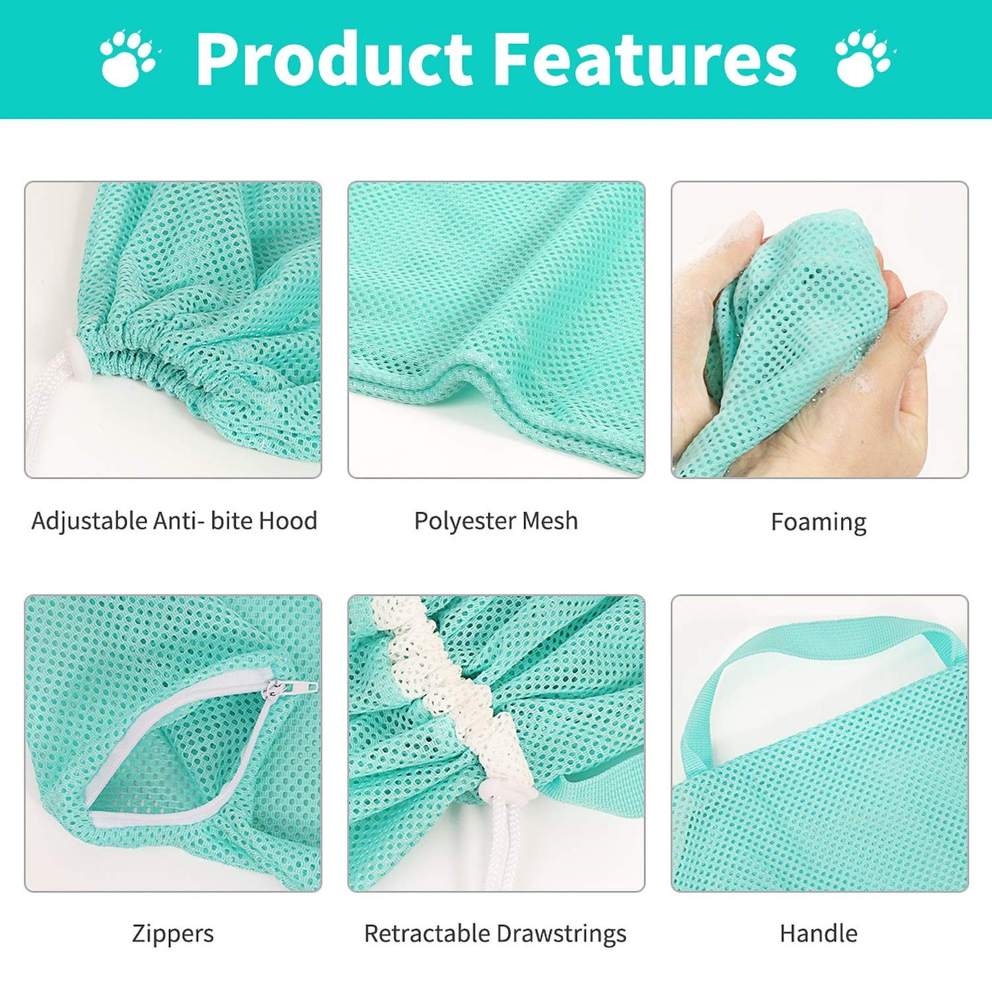 Multi-Function Pet Grooming Bath Bag