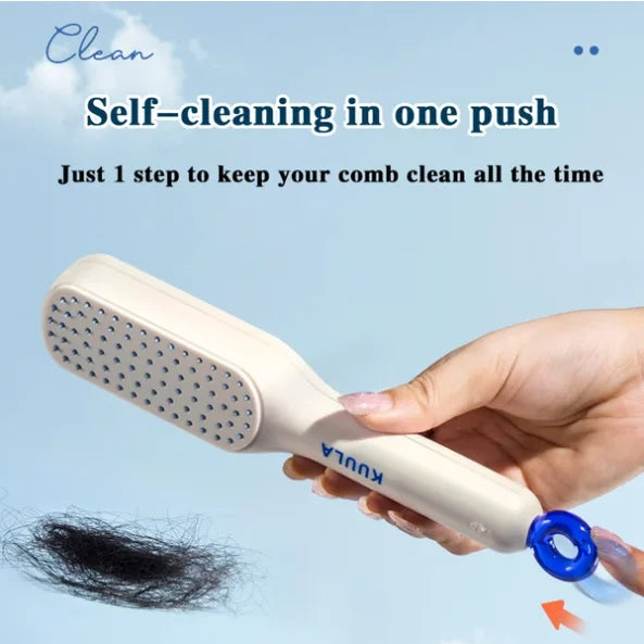 🔥One-pull Clean Massage Comb