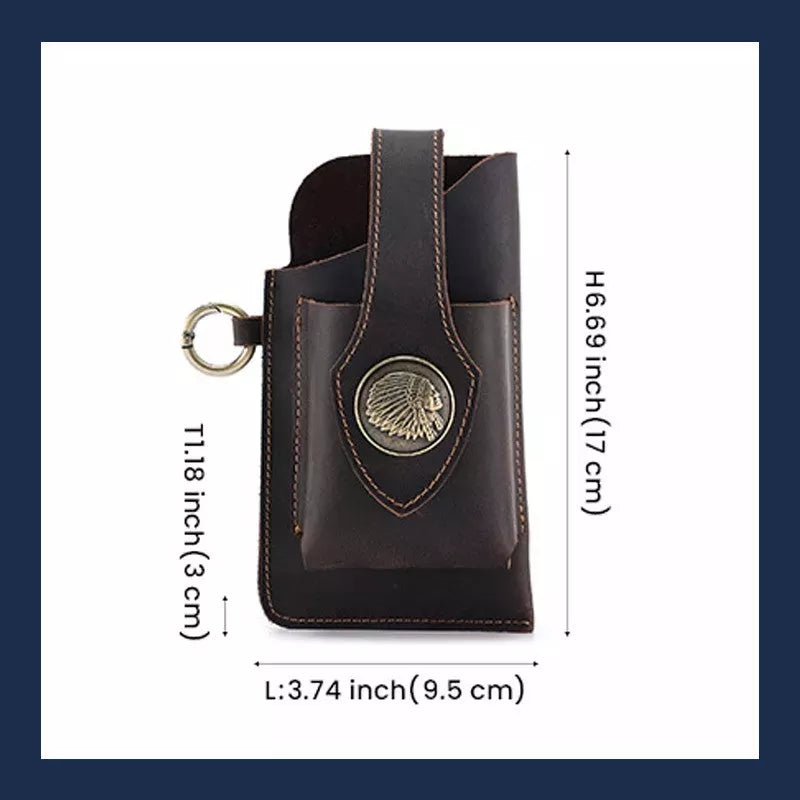 Multi-Function Leather Mobile Phone Bag