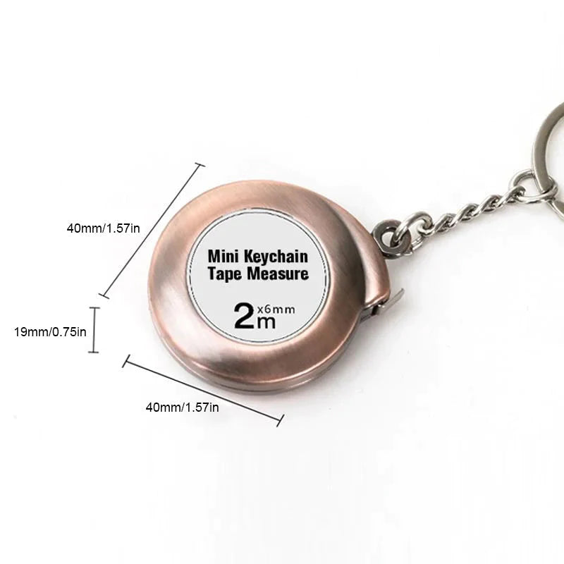 Mini Keychain Tape Measure