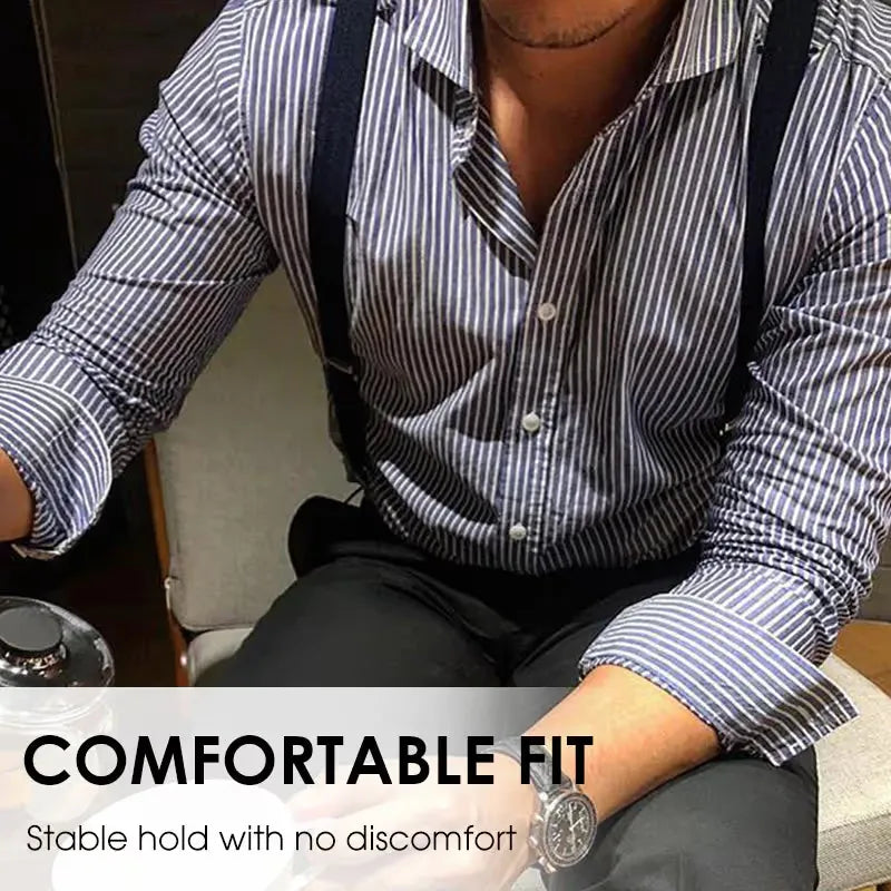 X-Back Suspenders with Hook Clips