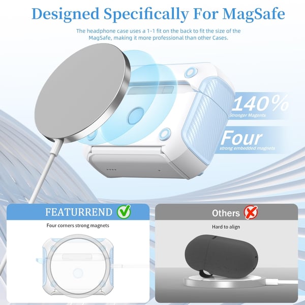 🔥Airpods Earphone Case With Magsafe🎧 - Automatic Pop-Up Cover