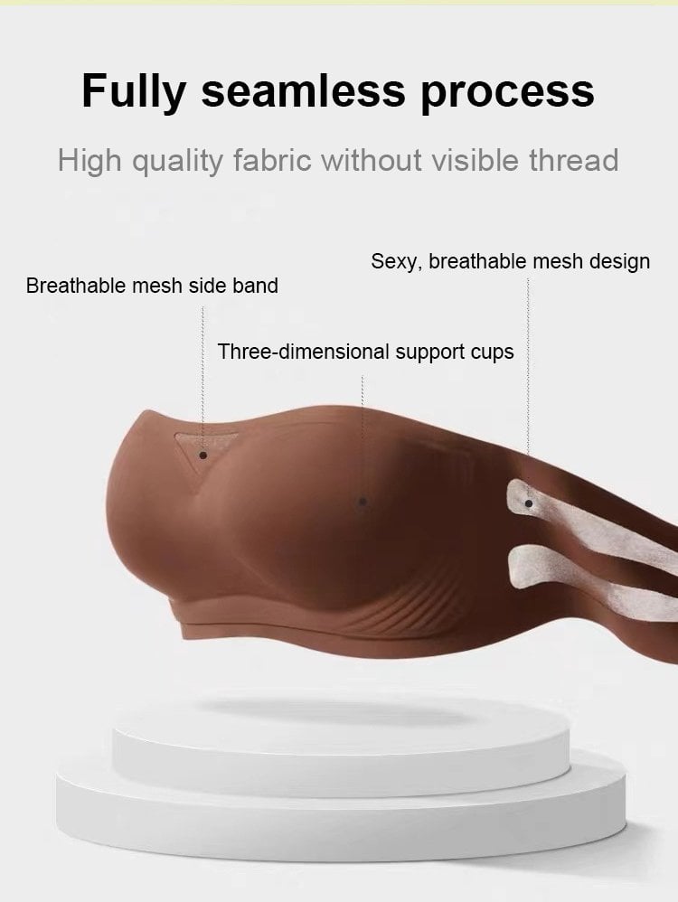 Women’s seamless non-slip strapless bra