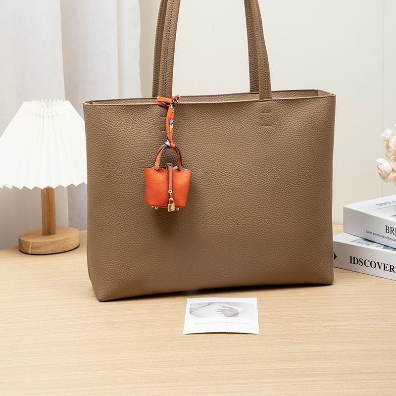 Mini Vegetable Basket Bag Pendant｜Hanging Accessories High Quality Leather Car Keychain｜Earphone Bag Pendant