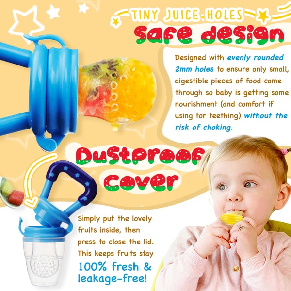 2-in-1 Baby Fruit Pacifier Feeder-Teether