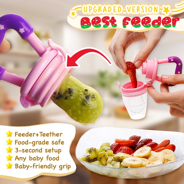 2-in-1 Baby Fruit Pacifier Feeder-Teether