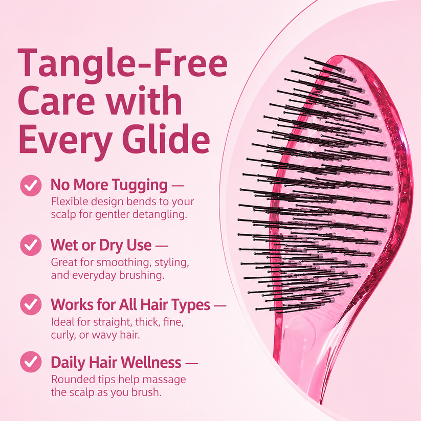 Detangling Brush for Effortless Hair Care