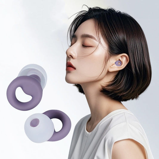 Anti-Snoring Sleep Earplugs（1 pair of main body + large, medium and small ear caps）