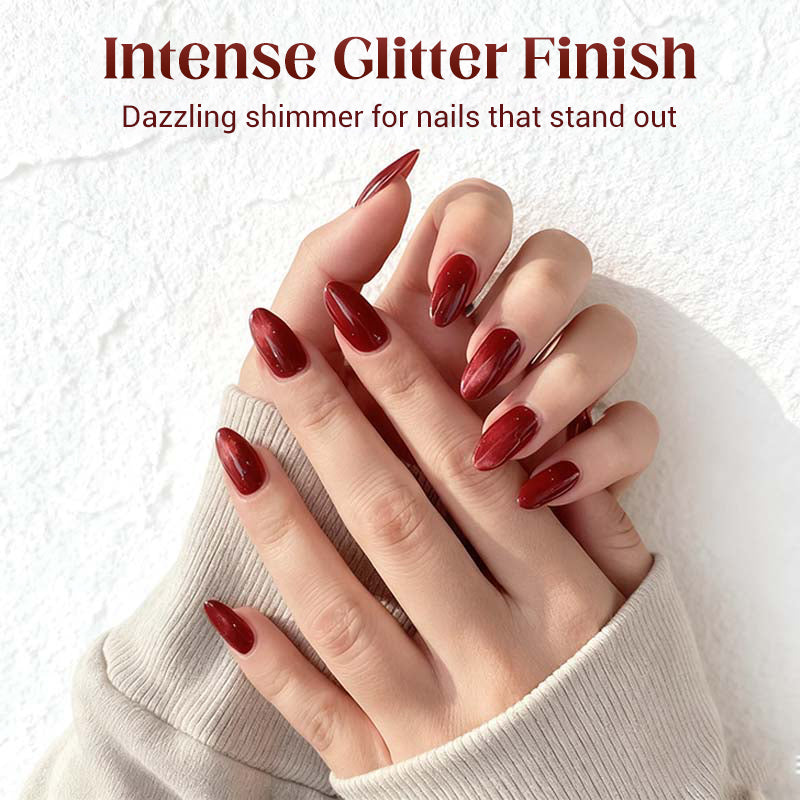 💅 50% OFF NOW!🔥 Sparkling Cat-Eye Gel Polish - Magnetic Effect & Long-Lasting, Perfect for Salon-Quality Nails at Home ✨
