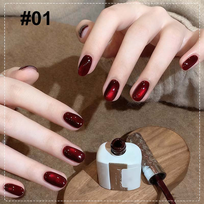 💅 50% OFF NOW!🔥 Sparkling Cat-Eye Gel Polish - Magnetic Effect & Long-Lasting, Perfect for Salon-Quality Nails at Home ✨