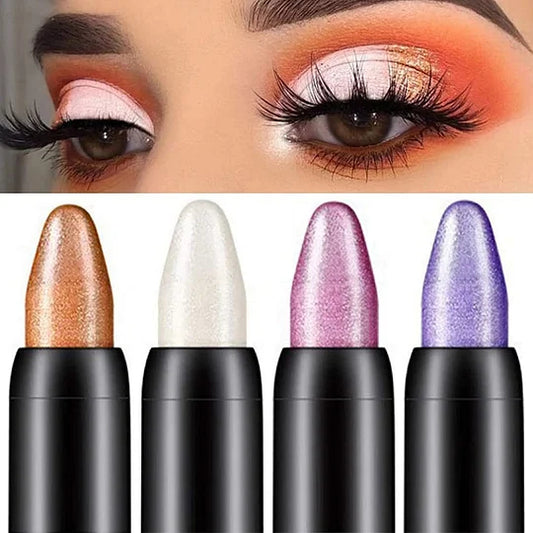 15 Color Highlighter Eyeshadow Pencil Waterproof Glitter Eye Shadow Eyeliner Pen