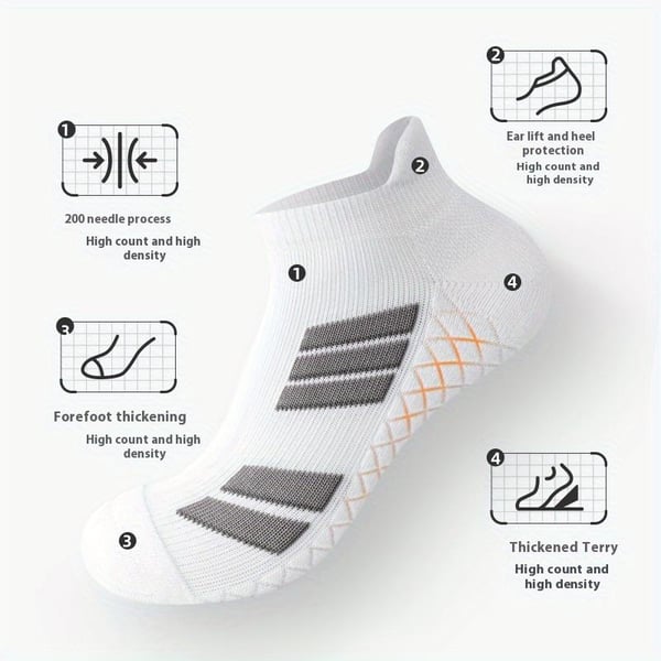 🔥 Unisex Low-Cut No-Show Sports Socks