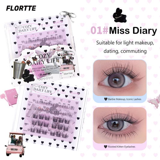 【NEW】Segmented Self-Adhesive Glue-Free False Eyelash