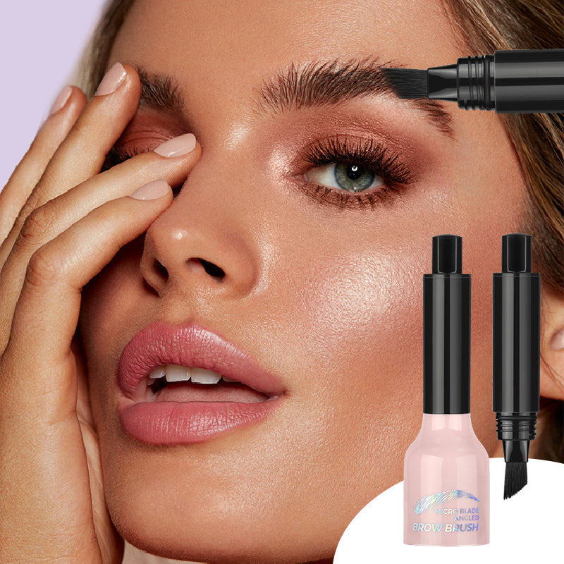 💖Hot Sales-50% OFF-Angled Brush & Dip Liquid Eyebrow Pen