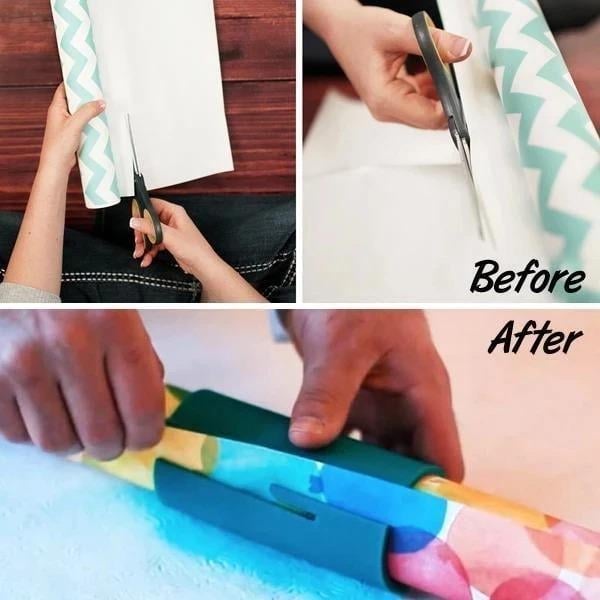 Sliding Wrapping Paper Cutter