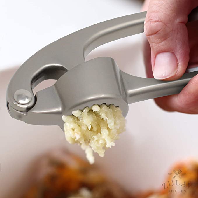 Premium Garlic Press with Soft Easy-Squeeze Ergonomic Handle