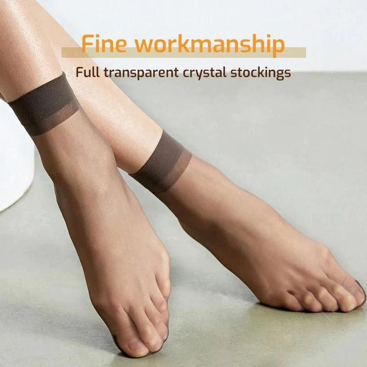 2022 INVISIBLE CRYSTAL SILK SOCKS